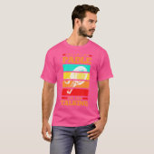 ラケットが語る ピンポン卓上テニス卓  Tシャツ (正面フル)