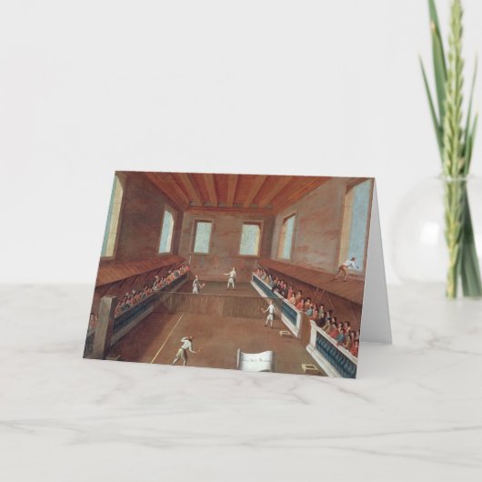 ラケットのゲーム カード (正面)