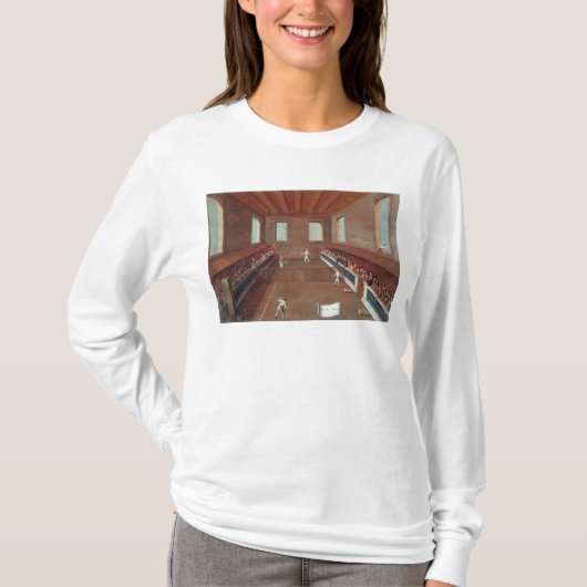 ラケットのゲーム Tシャツ (正面)