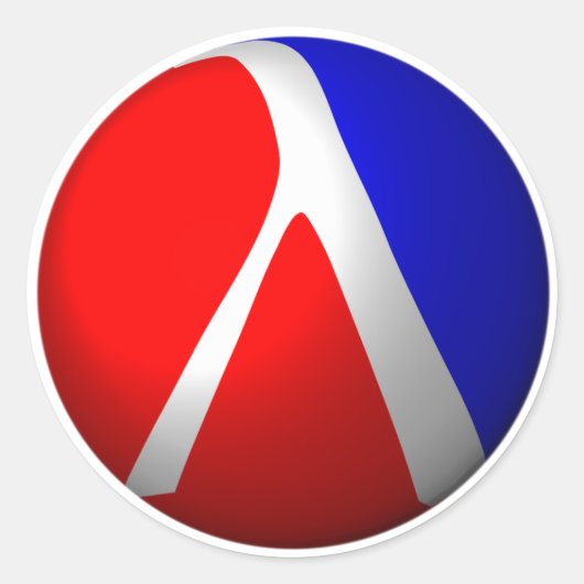 ラケットシール ラウンドシール (正面)