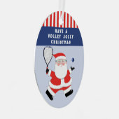 ラケットボールクリスマスコレクティブ メタルオーナメント (正面右)
