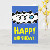 ラケットボールプレーヤーおよびファンのためのハッピーバースデーカード カード (黄色い花)