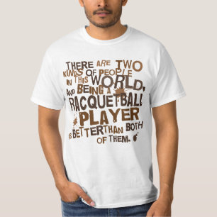 ラケットボールプレーヤーのギフト Tシャツ