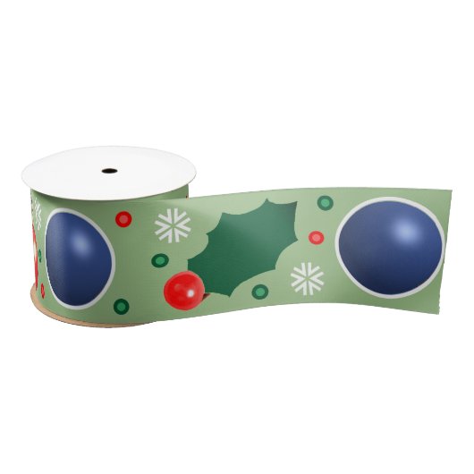 ラケットボールホリデーギフトサテンリボン サテンリボン (リール)