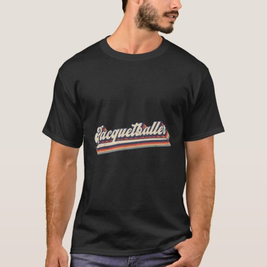 ラケットボール選手ラケットボール Tシャツ (正面)