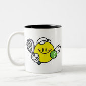 ラケットボール ツートーンマグカップ (左)