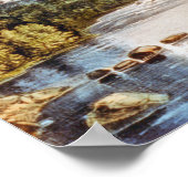 ラケット川 – アディロンダックスのポスタープリント ポスター (角)