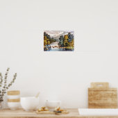 ラケット川 – アディロンダックスのポスタープリント ポスター (キッチン)