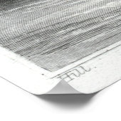 ラケット湖のビュー ポスター (角)