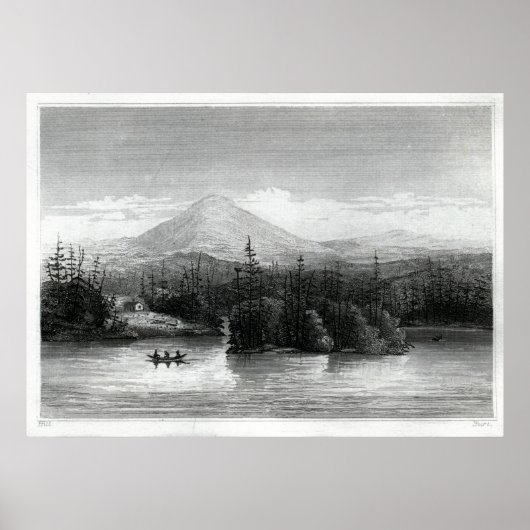 ラケット湖のビュー ポスター (正面)