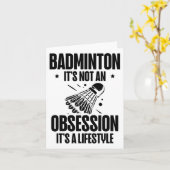 ラケット科学者シャトルバドミントン選手 カード (黄色い花)