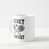 ラケット科学者 コーヒーマグカップ (正面左)