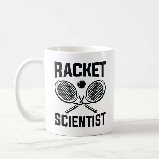 ラケット科学者 コーヒーマグカップ (左)