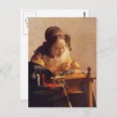 ラケメーカーbyヨハネス・フェルメール ポストカード (正面/裏面)