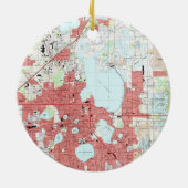 ラケランド・フロリダの地図（1994年） セラミックオーナメント (裏面)