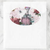 ラケージ・オオイゾー(The Bird cage) 楕円形シール (バッグ)