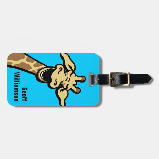 ラゲッジタグというキリンの笑いグラフィック ラゲッジタグ (正面横)