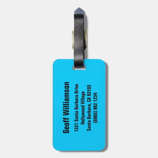 ラゲッジタグというキリンの笑いグラフィック ラゲッジタグ (裏面縦)