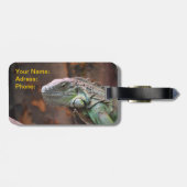 ラゲッジタグとカラフルイグアナリザード ラゲッジタグ (裏面横)