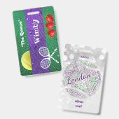 ラゲッジタグまたはバッジ バッジ (正面＆裏面)