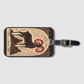 ラゲッジタグアリズシナ〔占星術の〕十二宮図アート ラゲッジタグ (正面横)