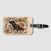 ラゲッジタグタウラスシナ〔占星術の〕十二宮図アート ラゲッジタグ (正面横)