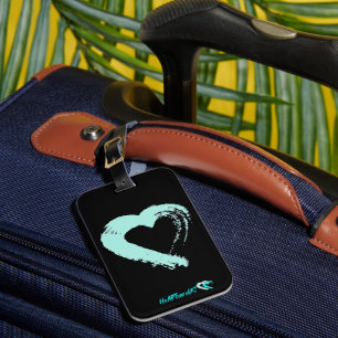 ラゲッジタグパステルブルーハート ラゲッジタグ