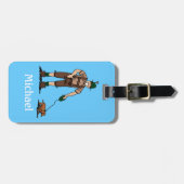 ラゲッジタグビールフェスティバルバイエルンダッシュンドッグ ラゲッジタグ (正面横)