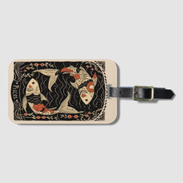 ラゲッジタグピセスシナ〔占星術の〕十二宮図アート ラゲッジタグ