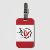 ラゲッジタグラブカナダ ラゲッジタグ (正面縦)