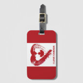 ラゲッジタグラブカナダ ラゲッジタグ (正面縦)