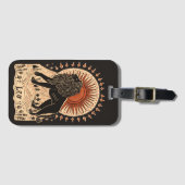 ラゲッジタグレオシアル〔占星術の〕十二宮図アート ラゲッジタグ (正面横)