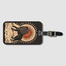 ラゲッジタグレオシアル〔占星術の〕十二宮図アート ラゲッジタグ