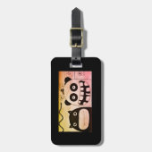 ラゲッジタグ付き/レザーストラップHAPPY MONSTERS ラゲッジタグ (正面縦)