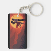 ラゲッジタグ赤 キーホルダー (裏面)