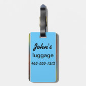 ラゲッジタグ:お手荷物はTimbuktuにあります ラゲッジタグ (裏面縦)