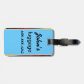 ラゲッジタグ:お手荷物はTimbuktuにあります ラゲッジタグ (裏面横)