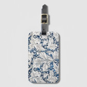 ラゲッジタグ:ウィリアム・モリス：壁花 ラゲッジタグ (正面縦)