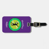 ラゲッジタグ – テニスプレーヤーパーソナライズされた- (正面横)