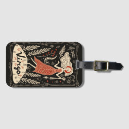 ラゲッジタグ《星座》乙女座シナ〔占星術の〕十二宮図アート ラゲッジタグ