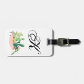 ラゲッジタパーソナライズされたグボヘミアンサボクサボテン ラゲッジタグ (正面横)