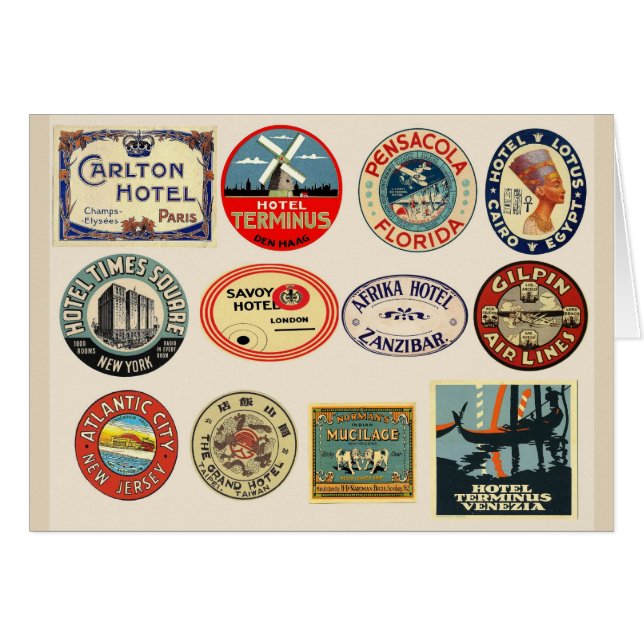 ラゲッジトラベルシール (正面横)