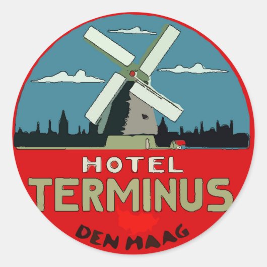 ラゲッジトラベルシール ラウンドシール (正面)