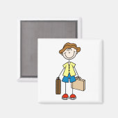 ラゲッジマグネット付きバケーションスティック マグネット (正面/裏面)