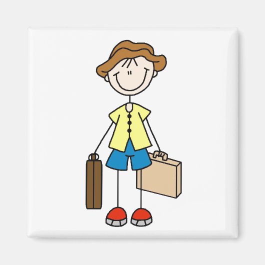 ラゲッジマグネット付きバケーションスティック マグネット (正面)