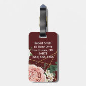 ラゲッパーソナライズされたグタグ幾何学園ワインバー ラゲッジタグ (裏面縦)