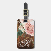 ラゲッパーソナライズされたジタグ幾何学的ガーデンバラ ラゲッジタグ (正面縦)