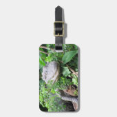 ラゲッパーソナライズされたジタグ – Comfy Gator ラゲッジタグ (正面縦)