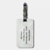 ラゲッパーソナライズされたジタグ – Comfy Gator ラゲッジタグ (裏面縦)