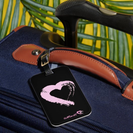 ラゲージタグピンクハート ラゲッジタグ (正面インサイチュ1)
